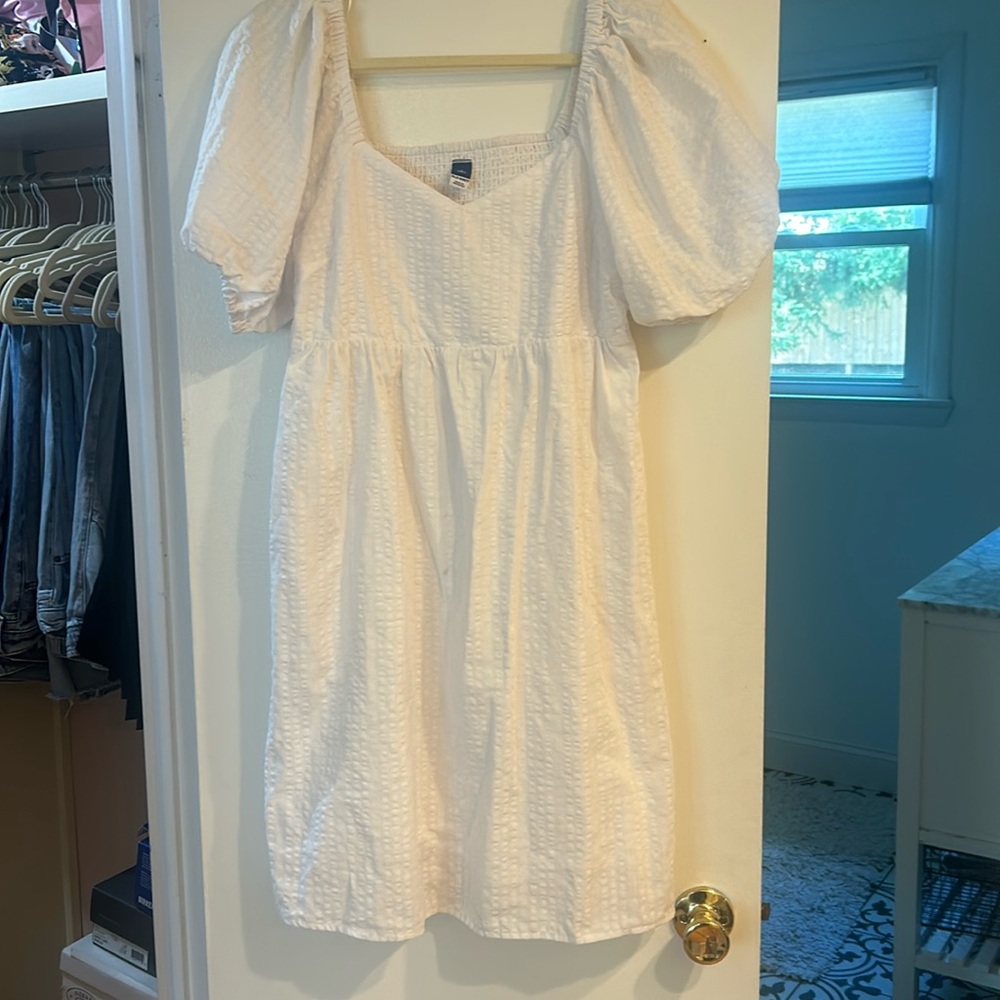 Old Navy white dress